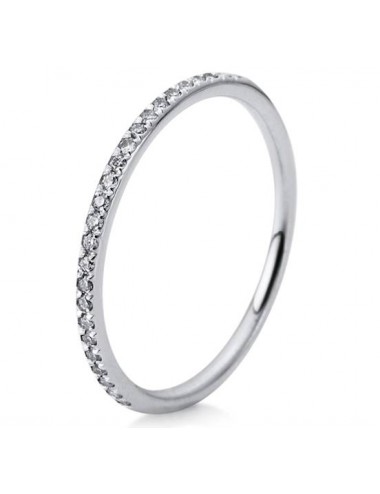 Sužadėtuvių  žiedas su briliantu "Deimantinė juostelė" 
